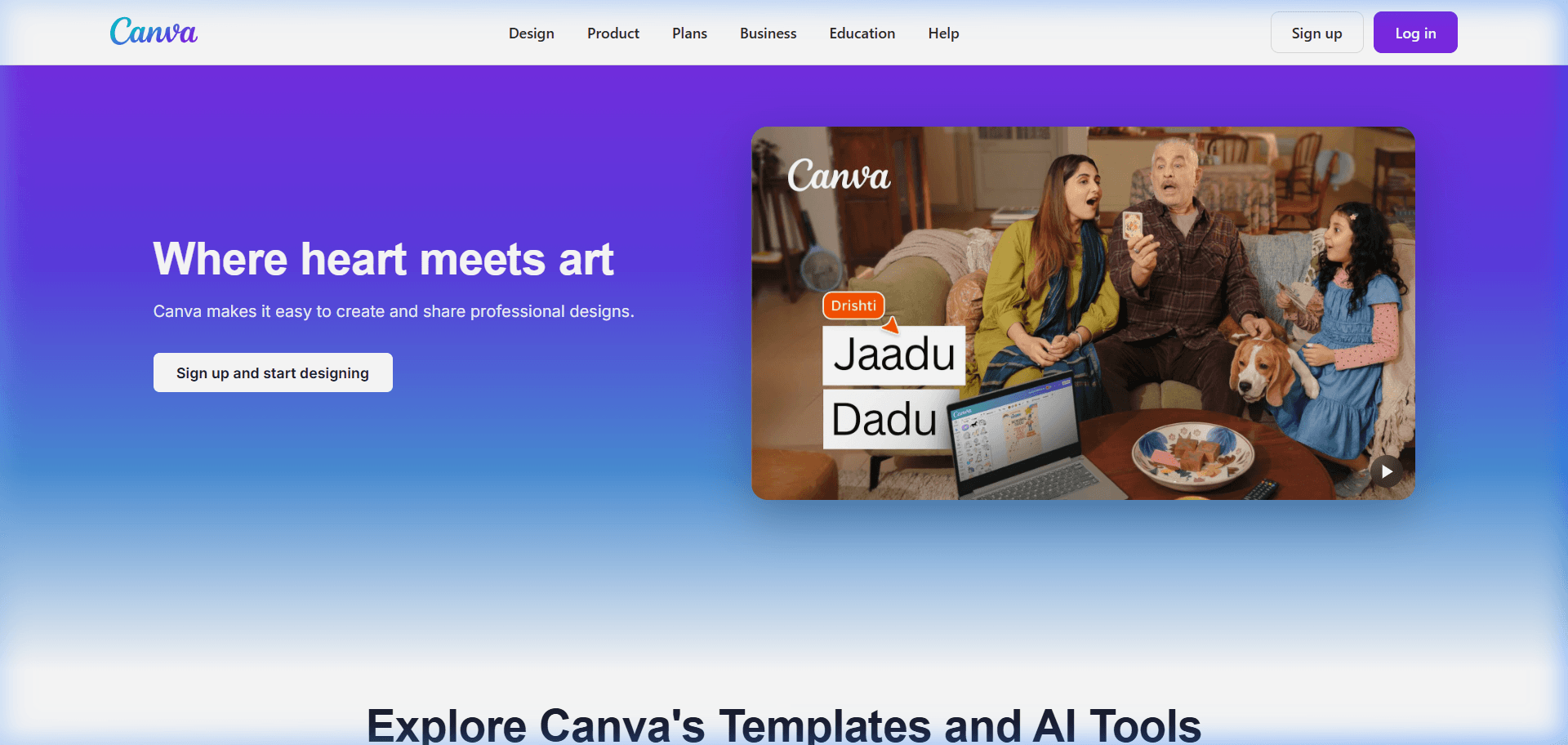 Canva Clone Frontend Preview