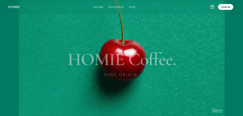 Homie Coffee E-commerce Preview